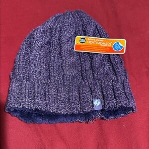 Kids' Warm Knit Beanie - Blue